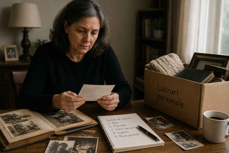 gestionare lucruri mostenite deces familie